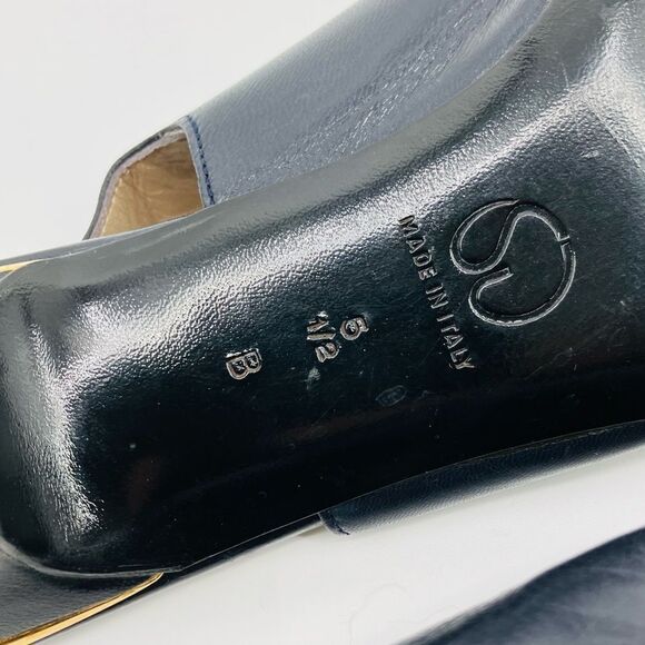 St. John | women’s navy sling back heels | size 5.5 - Picture 6 of 6